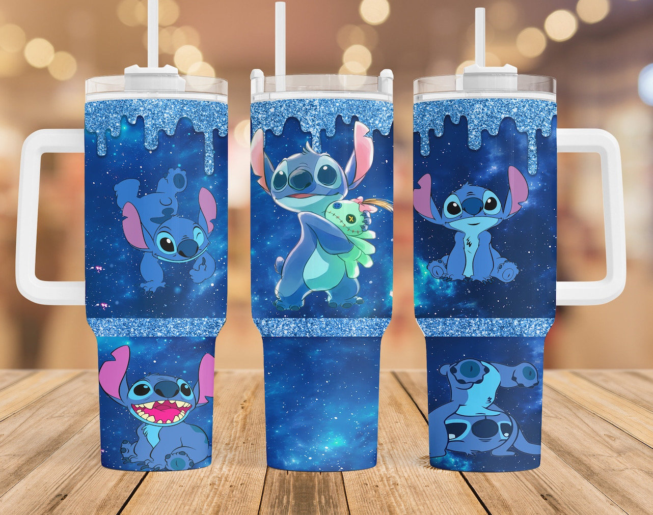 Stitch Disney Cartoon Custom Stanley Cup 40 oz 30 oz Tumbler With HandleTVC2301970