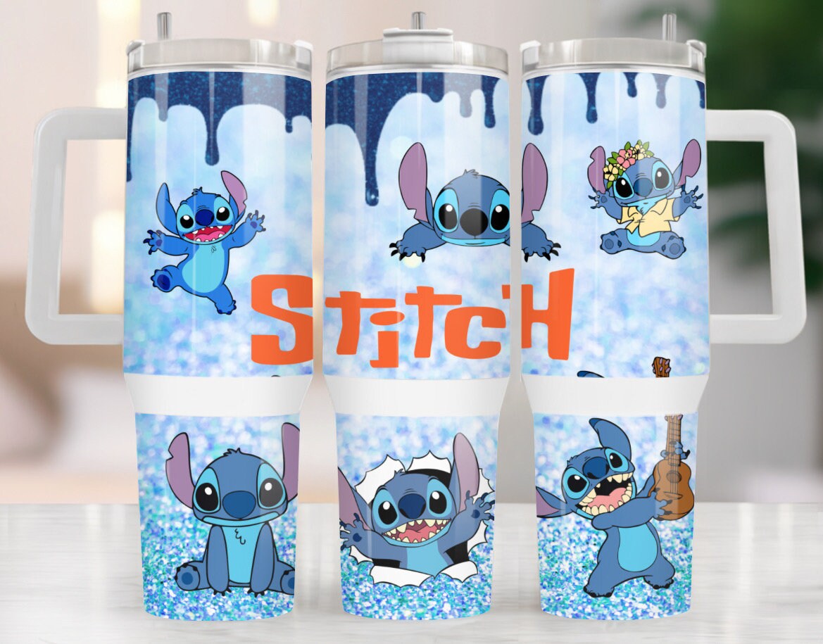 Stitch Disney Cartoon Custom Stanley Cup 40 oz 30 oz Tumbler With HandleTVC2301973