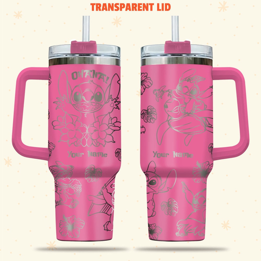 Stitch Disney Cartoon Custom Stanley Cup 40 oz 30 oz Tumbler With HandleTVC2301975
