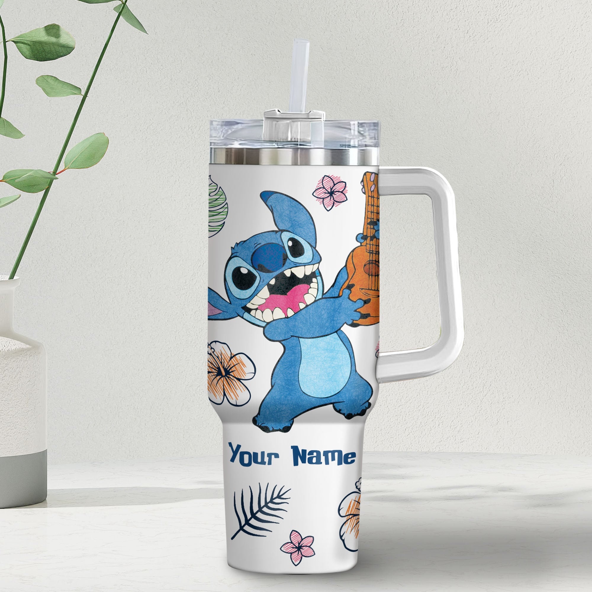 Stitch Disney Cartoon Custom Stanley Cup 40 oz 30 oz Tumbler With HandleTVC2301981