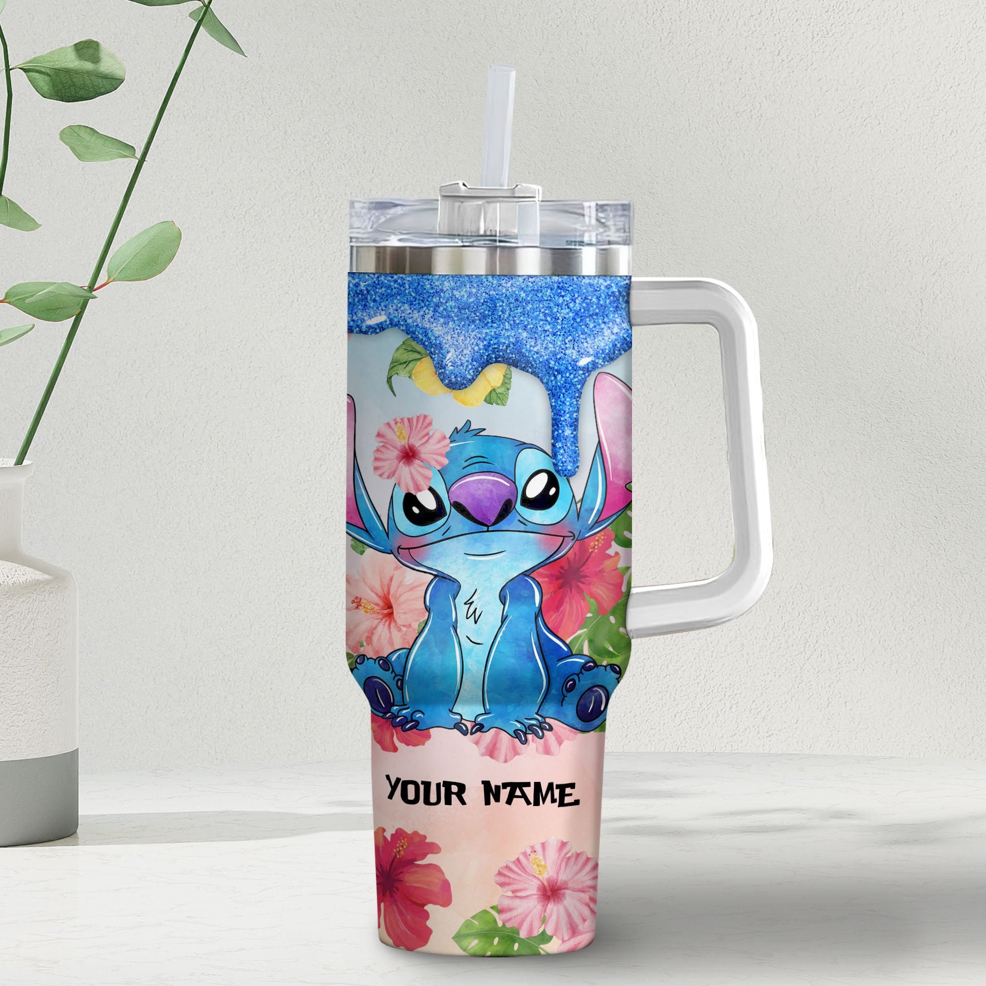 Stitch Disney Cartoon Custom Stanley Cup 40 oz 30 oz Tumbler With HandleTVC2301981