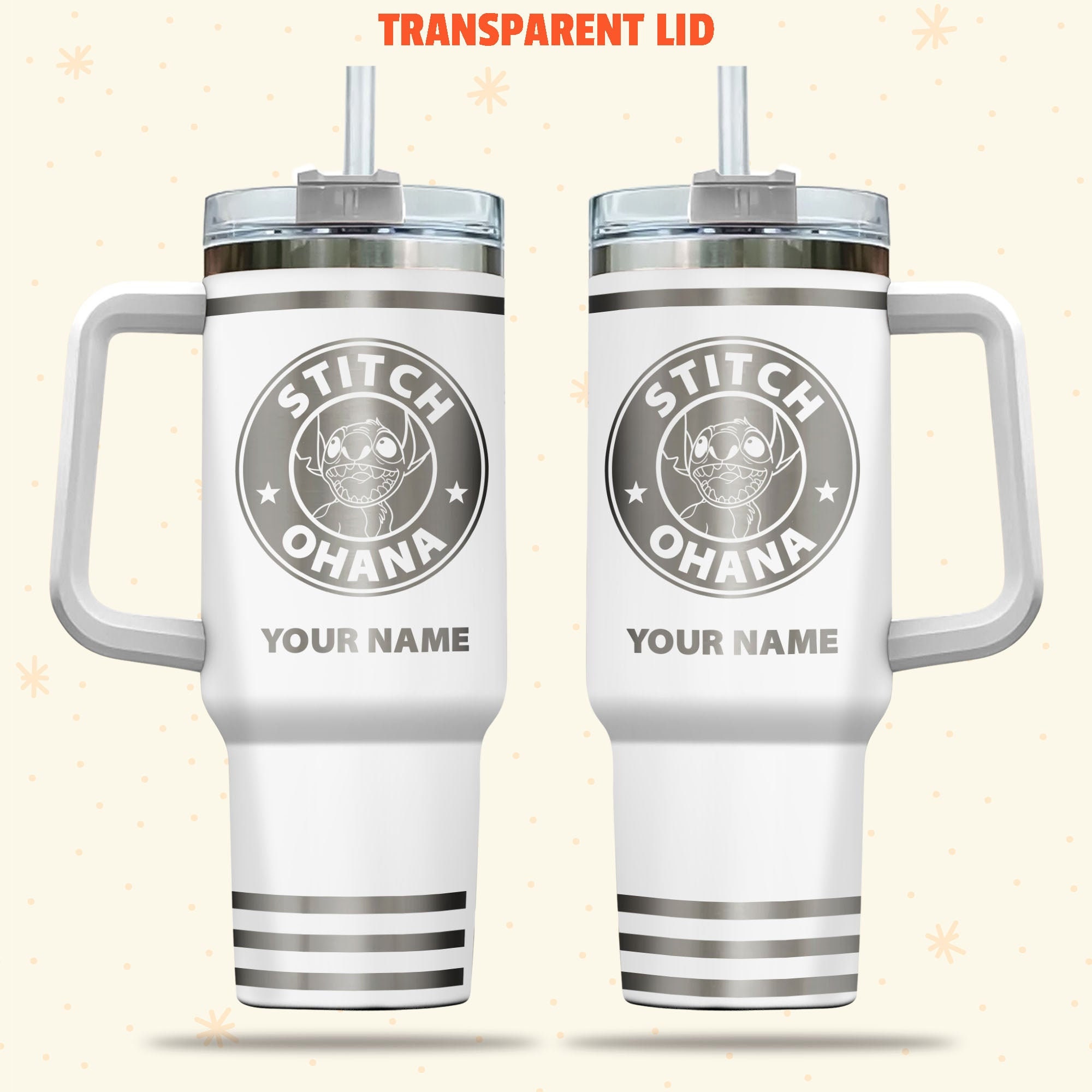 Stitch Disney Cartoon Custom Stanley Cup 40 oz 30 oz Tumbler With HandleTVC2301982