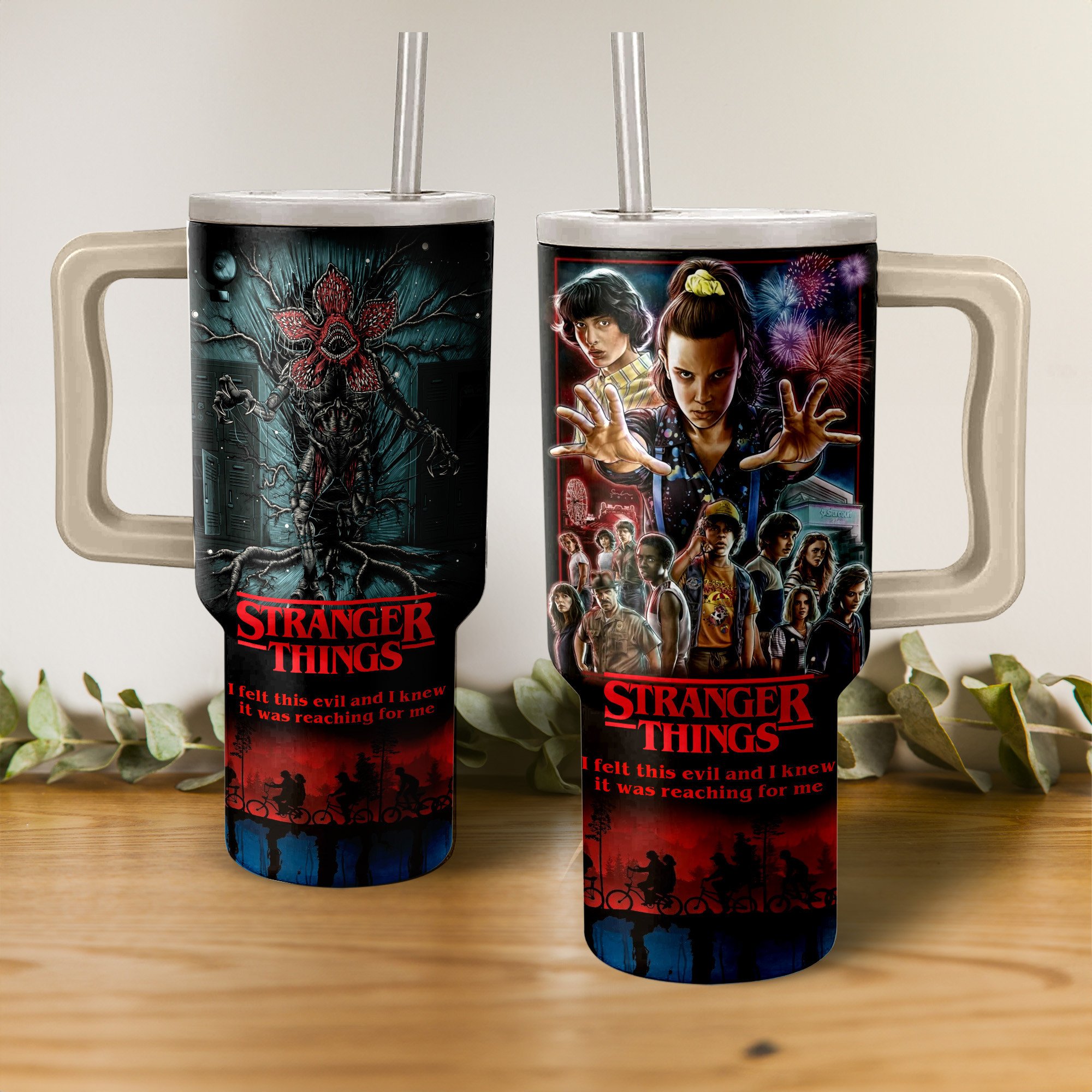 Stranger Things Movies Custom Stanley Cup 40 oz 30 oz Tumbler With HandleTVC2301275