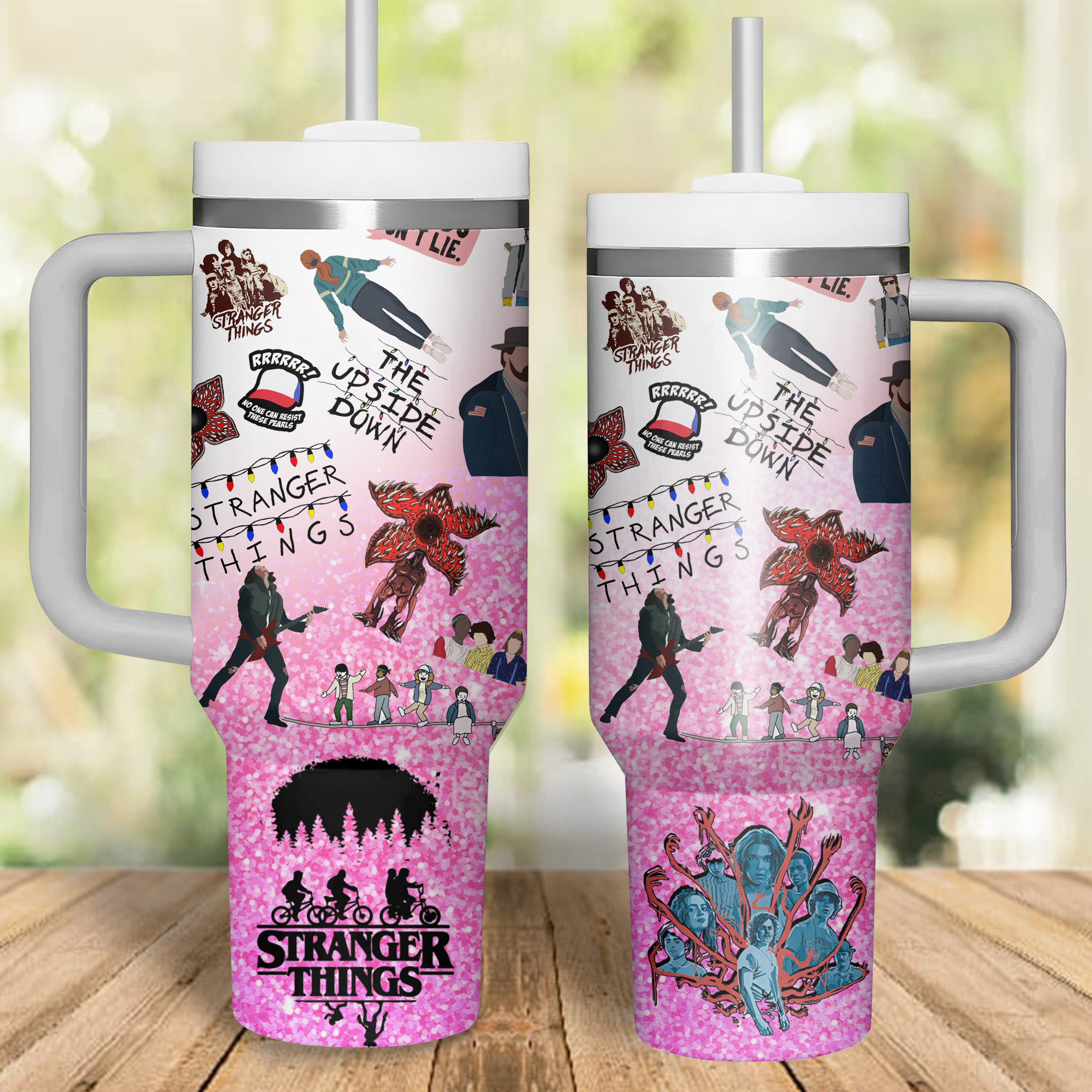 Stranger Things Movies Custom Stanley Cup 40 oz 30 oz Tumbler With HandleTVC2301342
