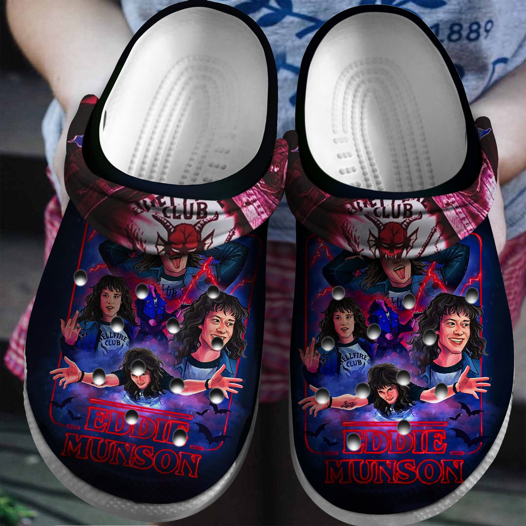 Stranger Things TV Series Crocs Crocband Clogs Shoes Comfortable For Men Women and Kids