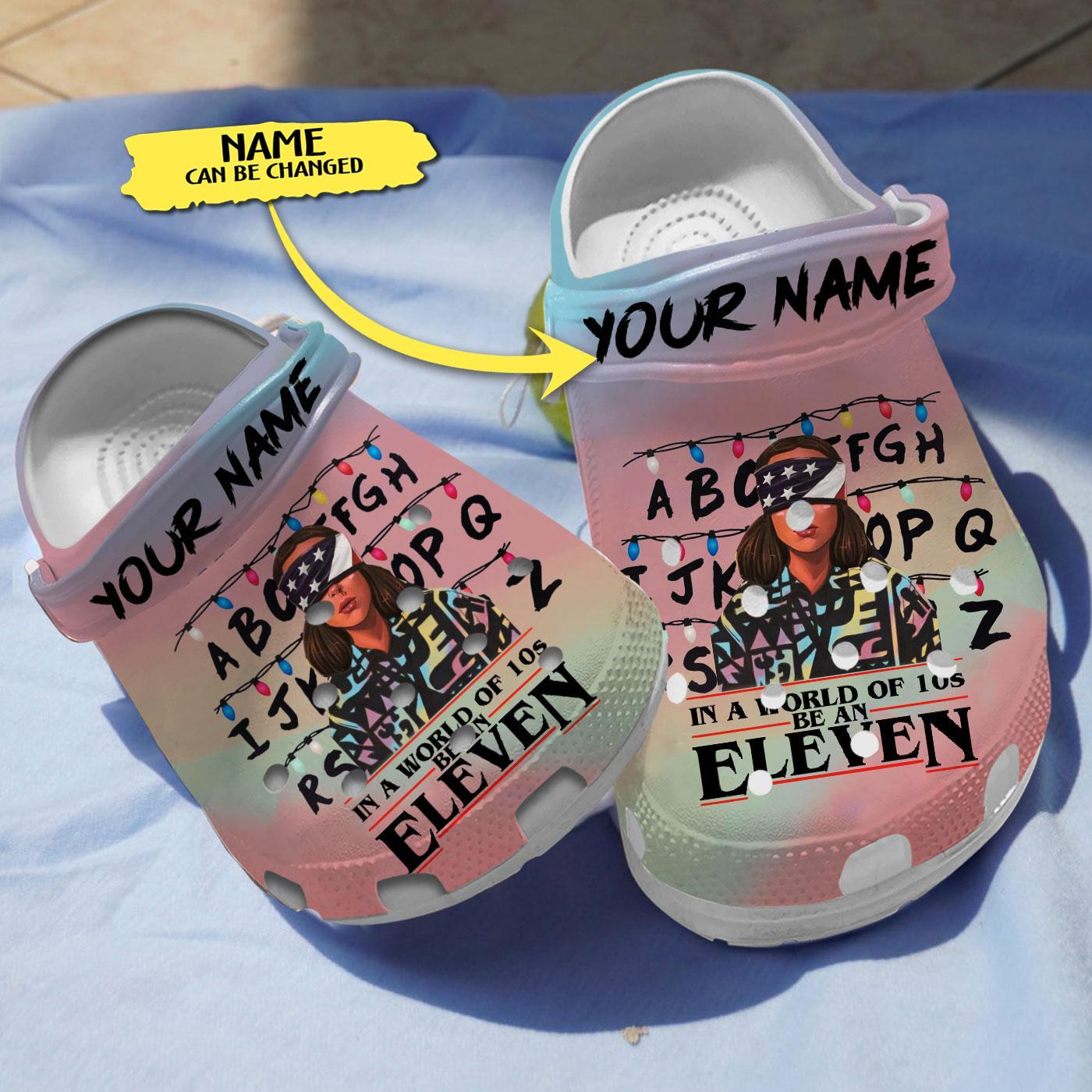 Stranger Things TV Series Crocs Crocband Clogs Shoes Comfortable For Men Women and Kids