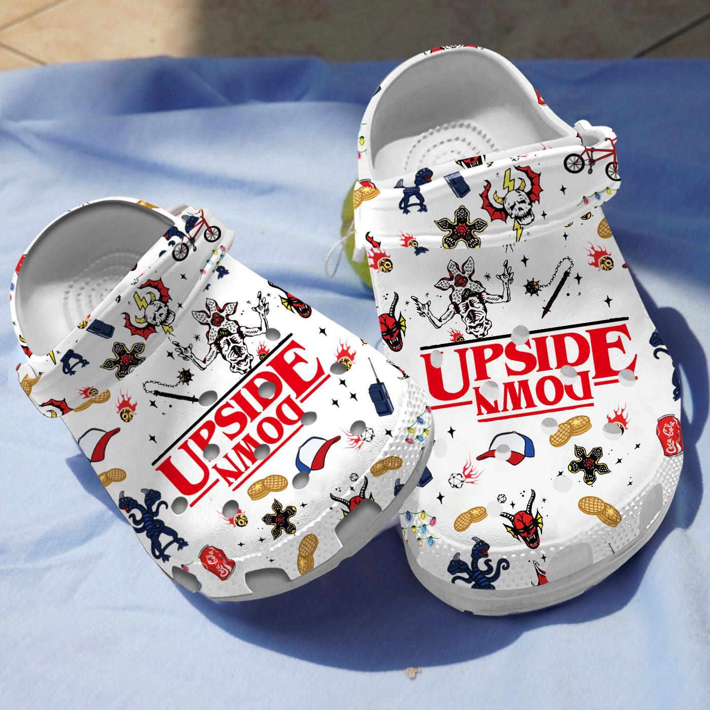 Stranger Things TV Series Crocs Crocband Clogs Shoes Comfortable For Men Women and Kids