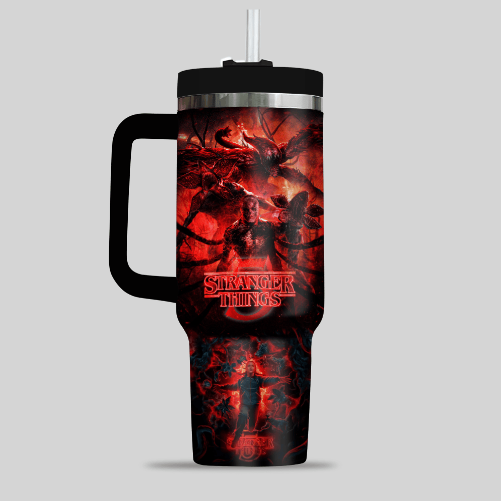 Stranger Things TV Series Custom Stanley Cup 40 oz 30 oz Tumbler With HandleTVC2301126 - Image 2
