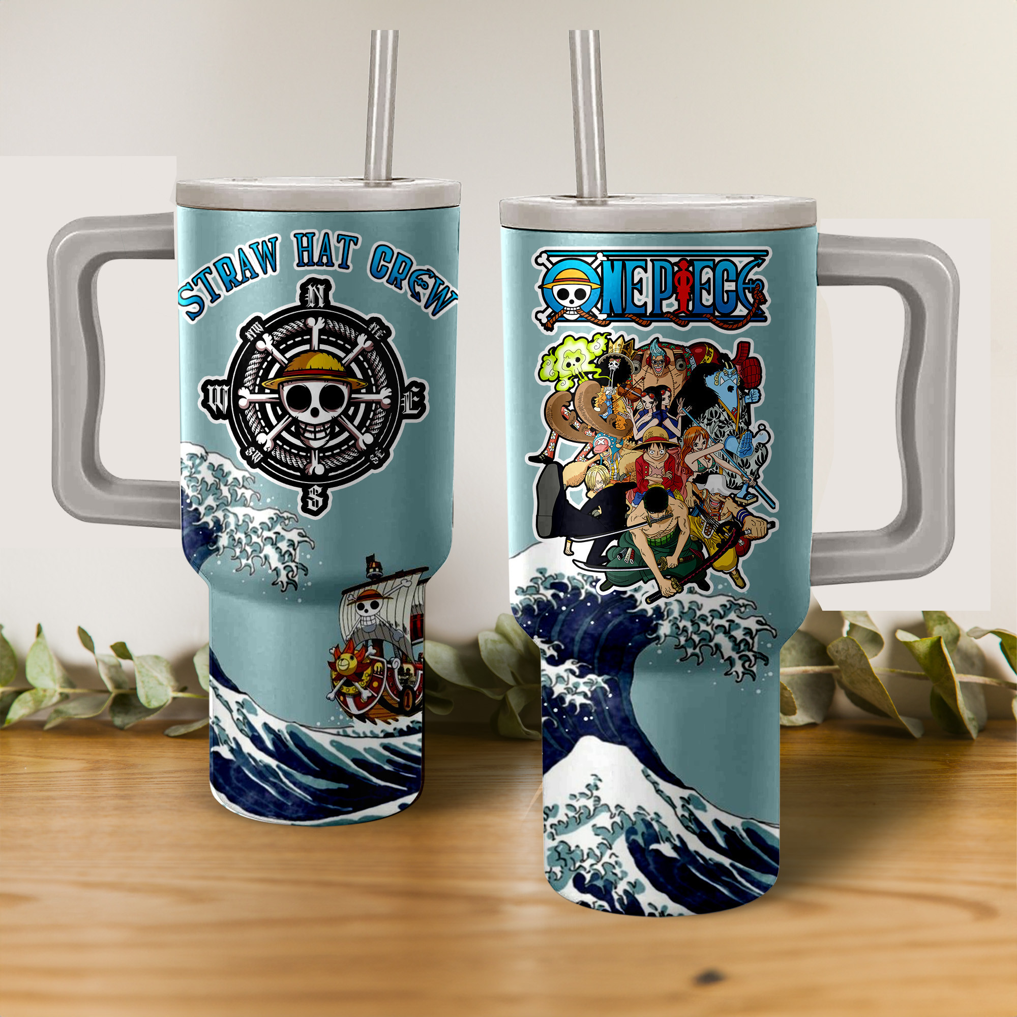 Straw Hat Crew One Piece Anime Custom Stanley Cup 40 oz 30 oz Tumbler With HandleTVC2301154