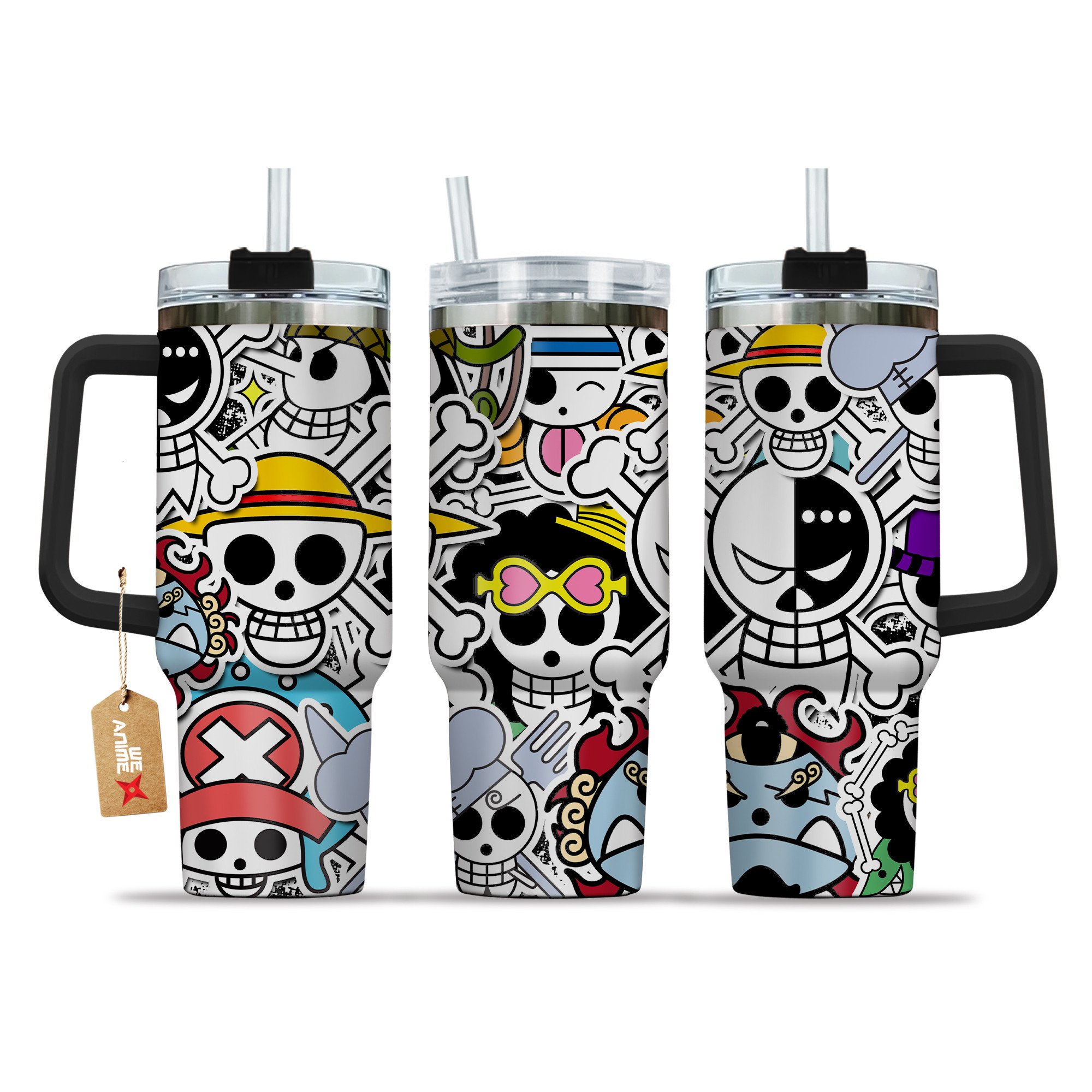 Straw Hat Pirates One Piece Anime Custom Stanley Cup 40 oz 30 oz Tumbler With HandleTVC2301208