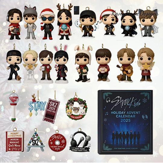 Stray Kids Advent Calendar 2025: Kpop Idol Box, Acrylic, 24 Day Countdown - Image 14