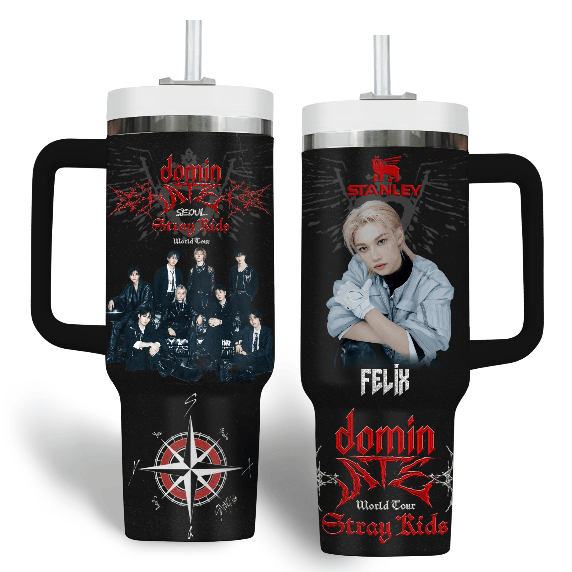 Stray Kids Music Custom Stanley Cup 40 oz 30 oz Tumbler With HandleTVC2301182