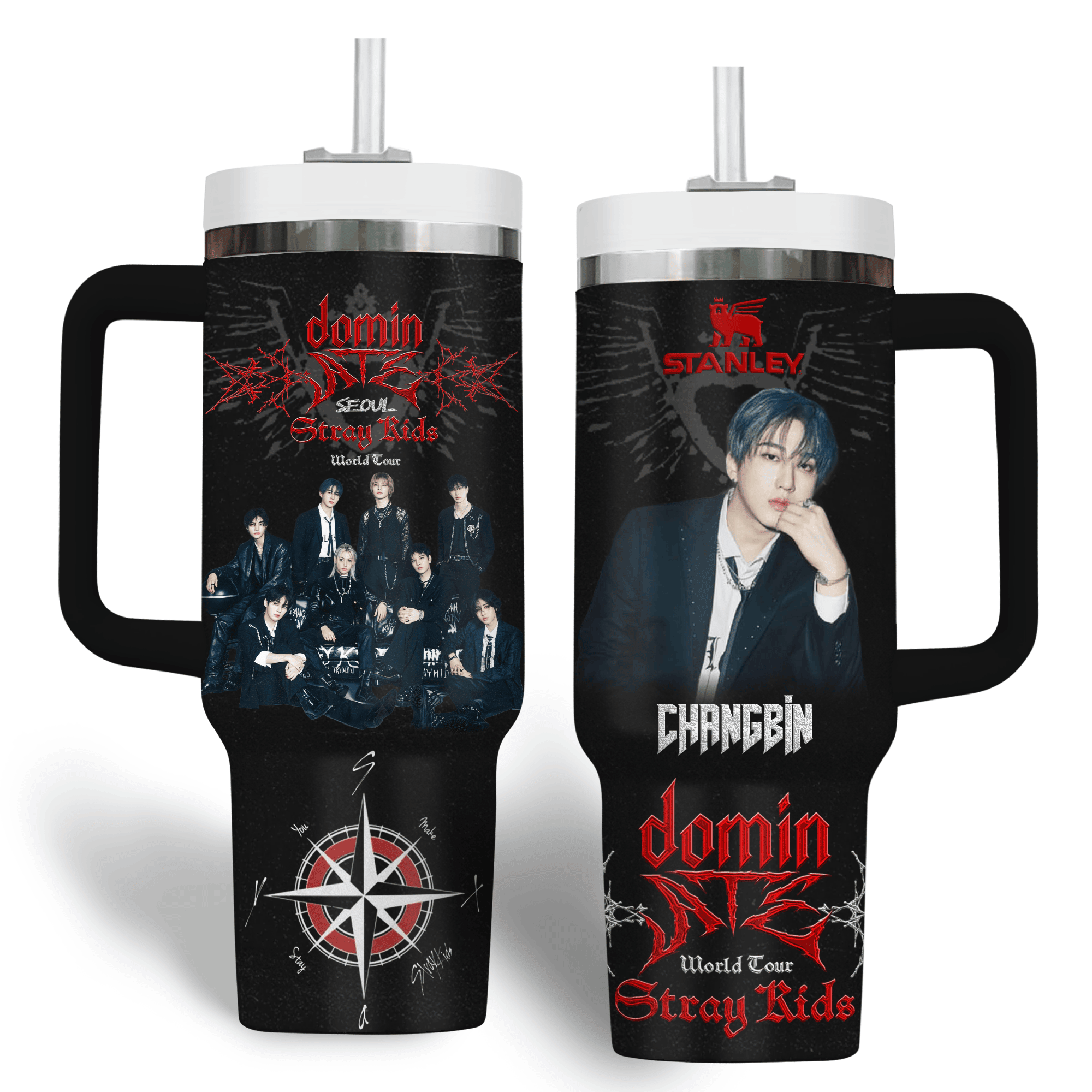 Stray Kids Music Custom Stanley Cup 40 oz 30 oz Tumbler With HandleTVC2301182