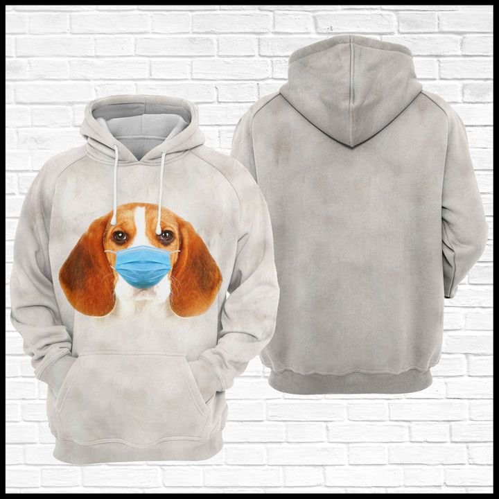 Strong Beagle 3D All Over Print Hoodie, Zip Hoodie
