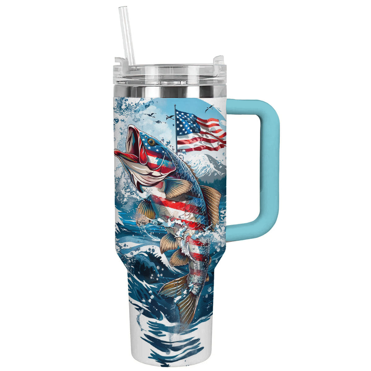 Strong Fishing Custom Stanley Cup 40 oz 30 oz Tumbler With HandleTVC2301791