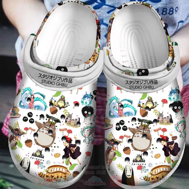 Studio Ghibli Anime Characters Crocs Crocband Clogs Shoes Comfortable For Men Women and Kids