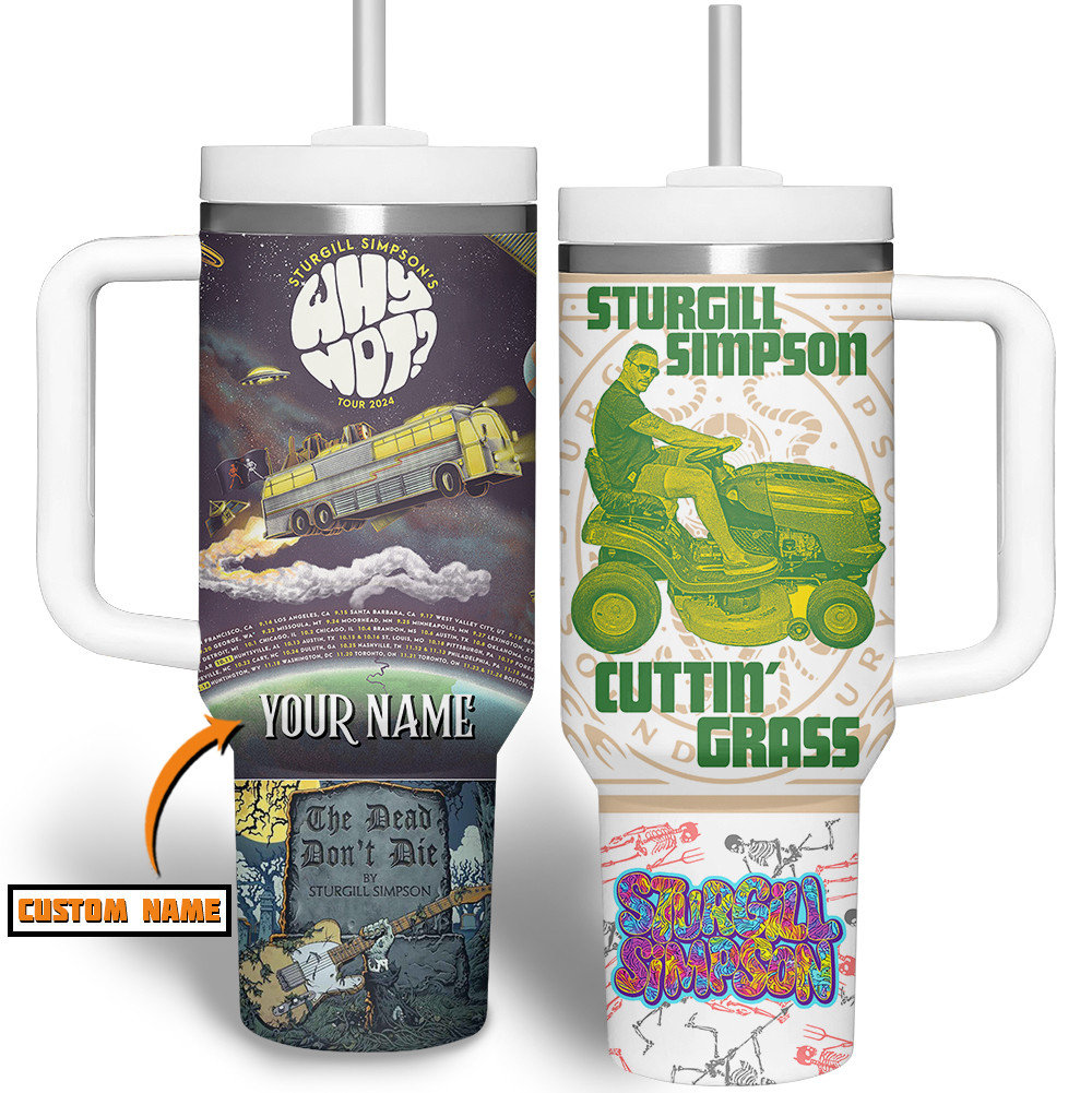 Sturgill Simpson Music Custom Stanley Cup 40 oz 30 oz Tumbler With HandleTVC2301686