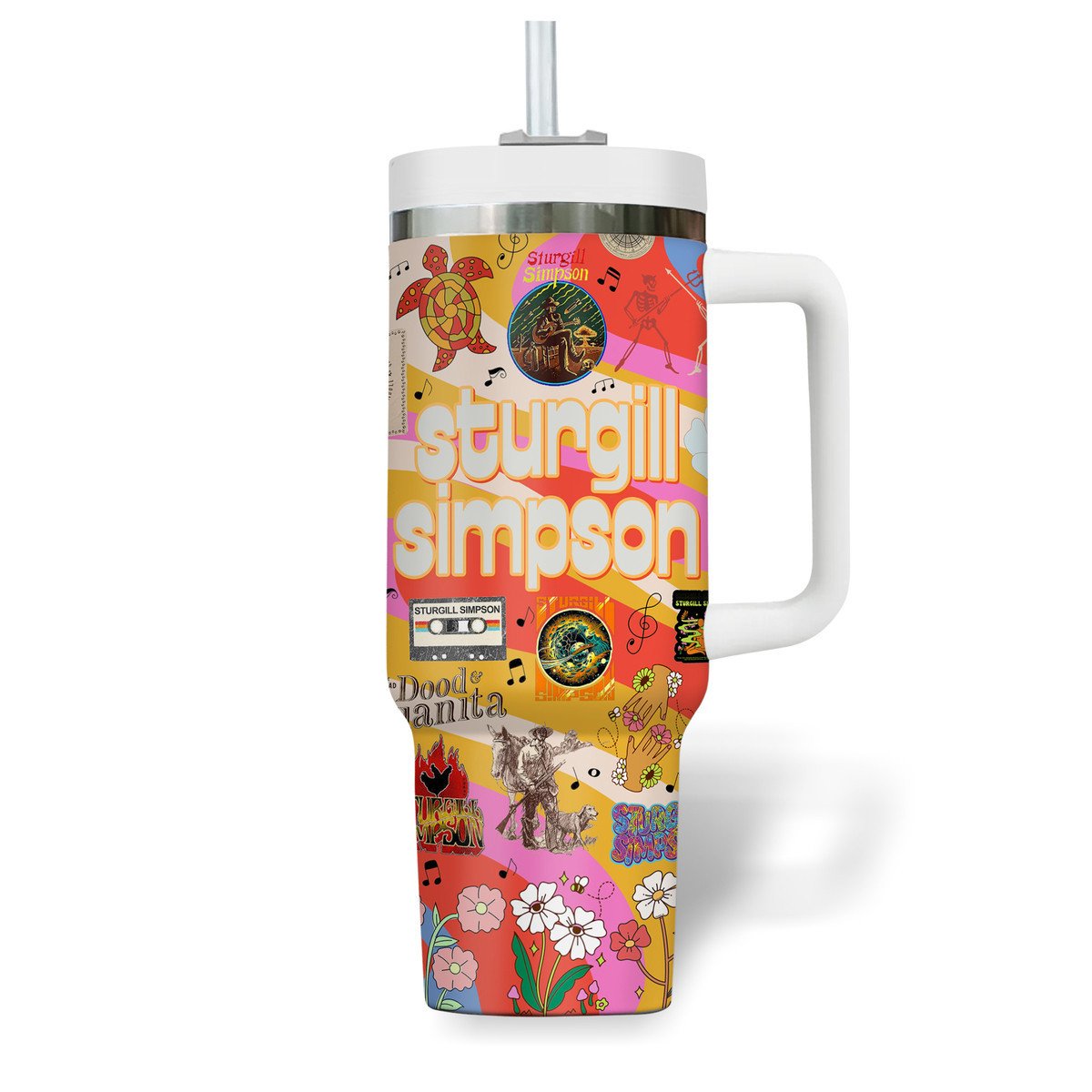 Sturgill Simpson Music Custom Stanley Cup 40 oz 30 oz Tumbler With HandleTVC2301737 - Image 2