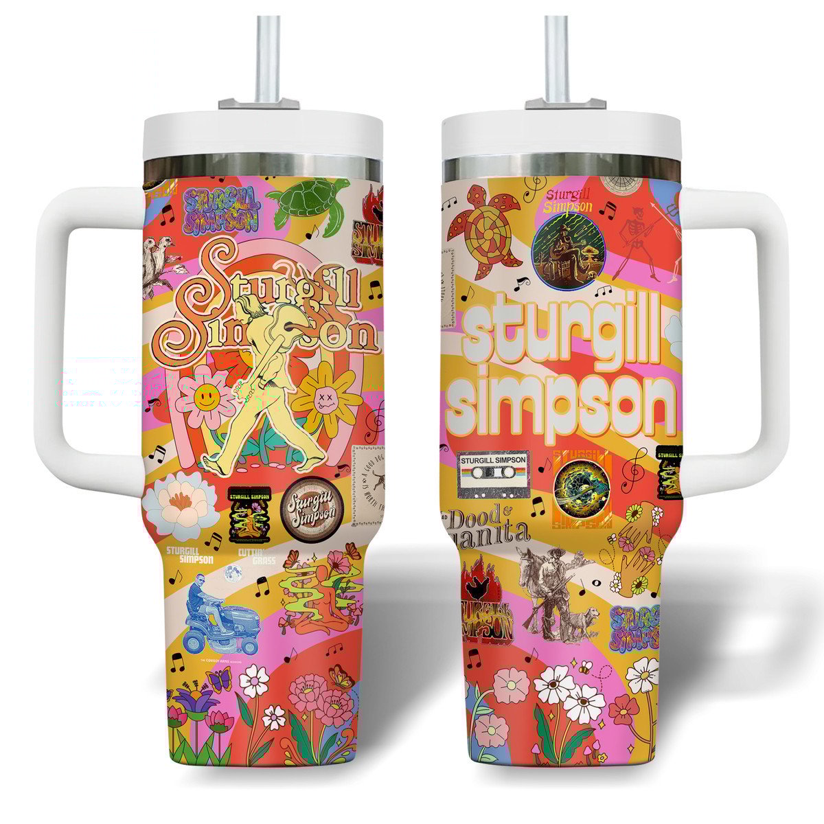 Sturgill Simpson Music Custom Stanley Cup 40 oz 30 oz Tumbler With HandleTVC2301737