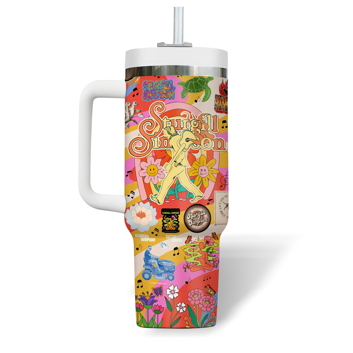 Sturgill Simpson Music Custom Stanley Cup 40 oz 30 oz Tumbler With HandleTVC2301737 - Image 5