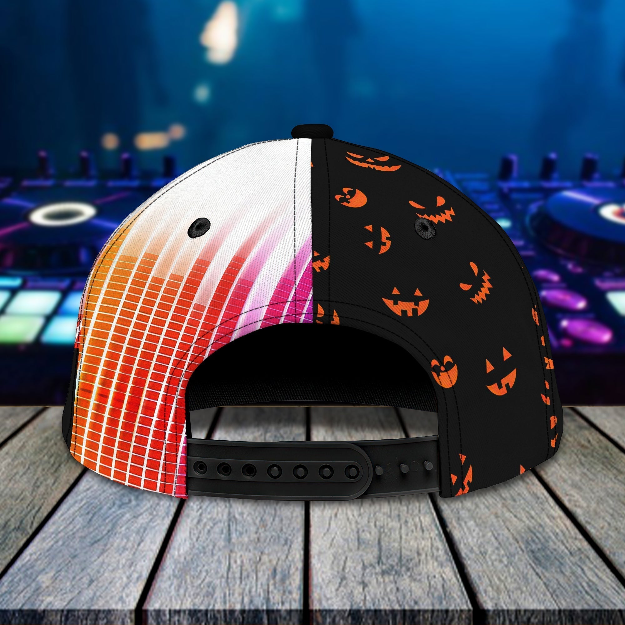 Style Halloween Dj Hat Custom Word Baseball Hat Print, Cap With Adjustable Hat For Mens Womens Trucker Hats Custom Hats Gifts For Men & Women