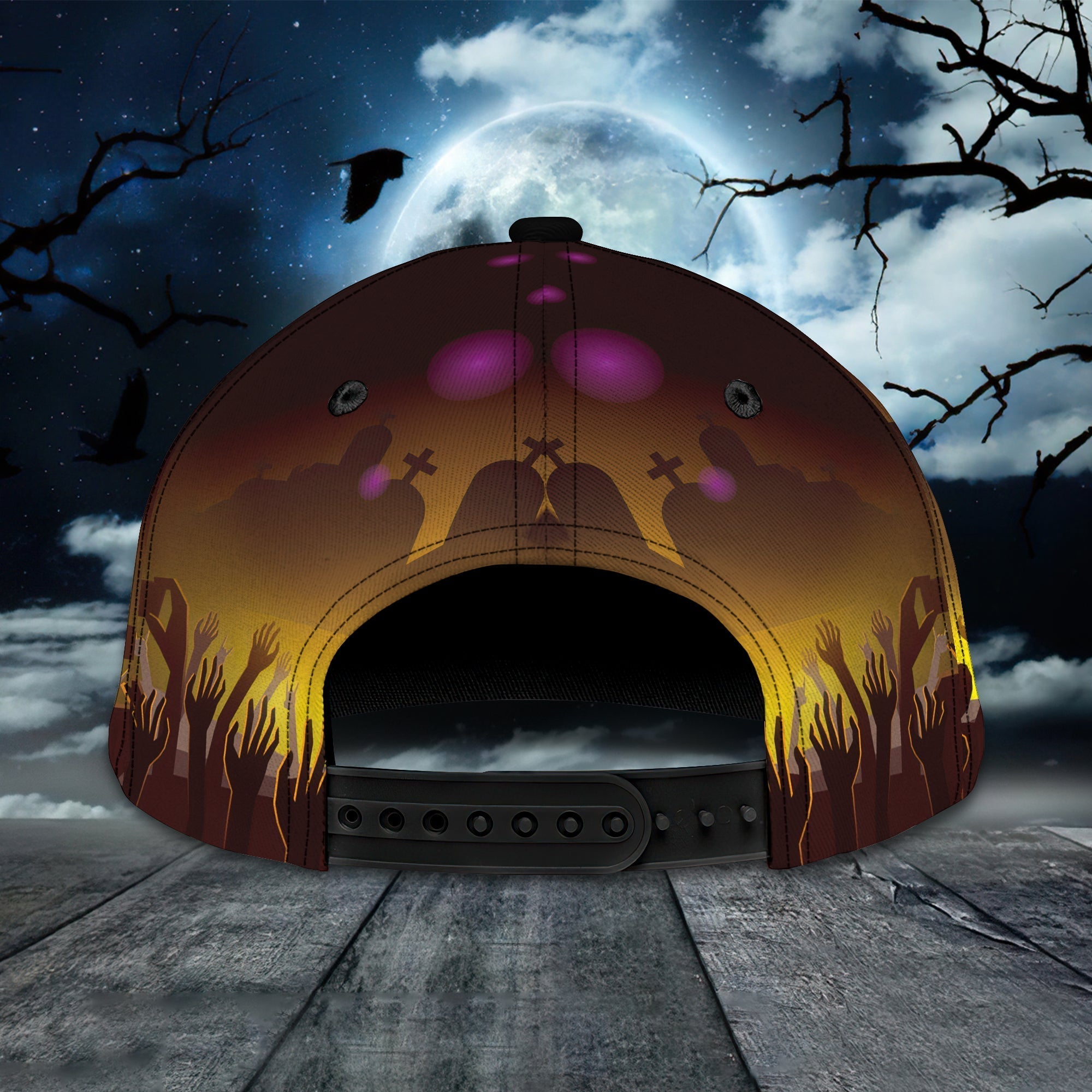 Style Halloween Dj Hat Customize Word Baseball Hat 3d, Cap with Adjustable Brim for Mens Womens Trucker Hats Custom Hats Gifts For Men & Women