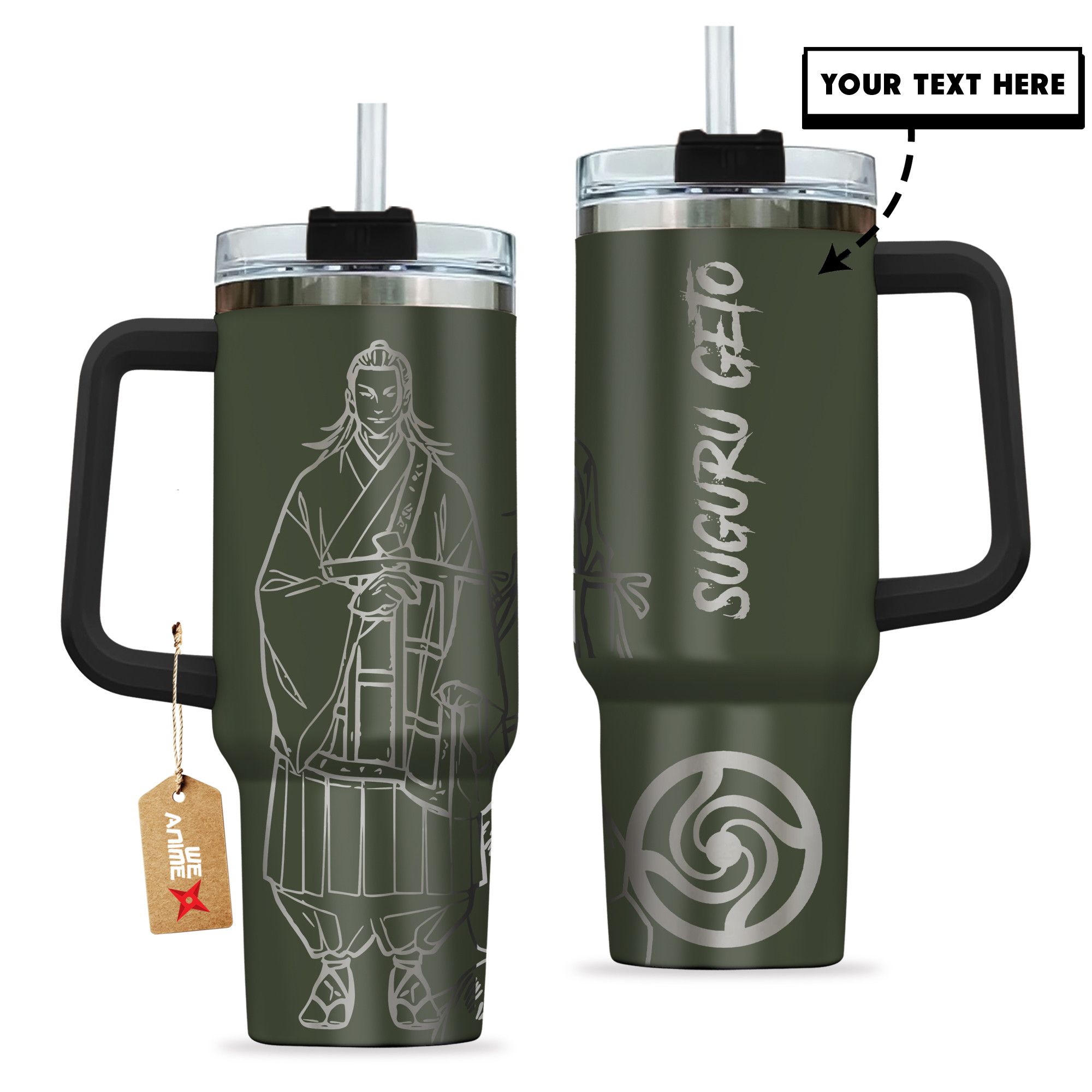Suguru Geto Jujutsu Kaisen Anime Custom Stanley Cup 40 oz 30 oz Tumbler With HandleTVC2301143 - Image 2