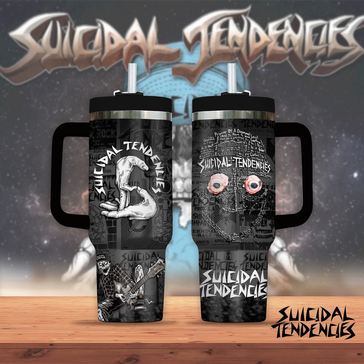 Suicidal Tendencies Music Custom Stanley Cup 40 oz 30 oz Tumbler With HandleTVC2301302