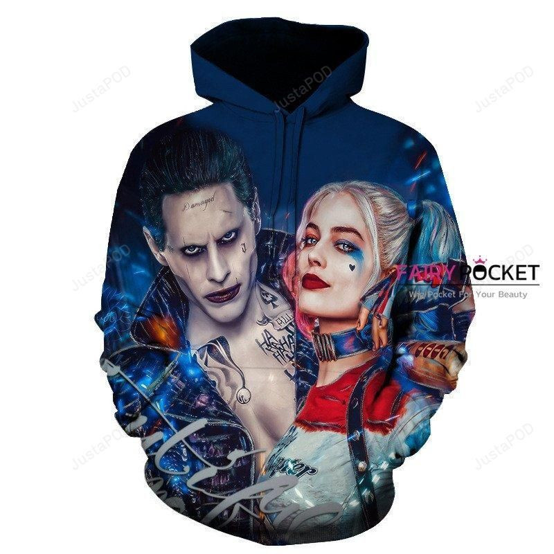 Suicide Harley Quinn Joker Squad 3D All Over Print Hoodie, Zip Hoodie
