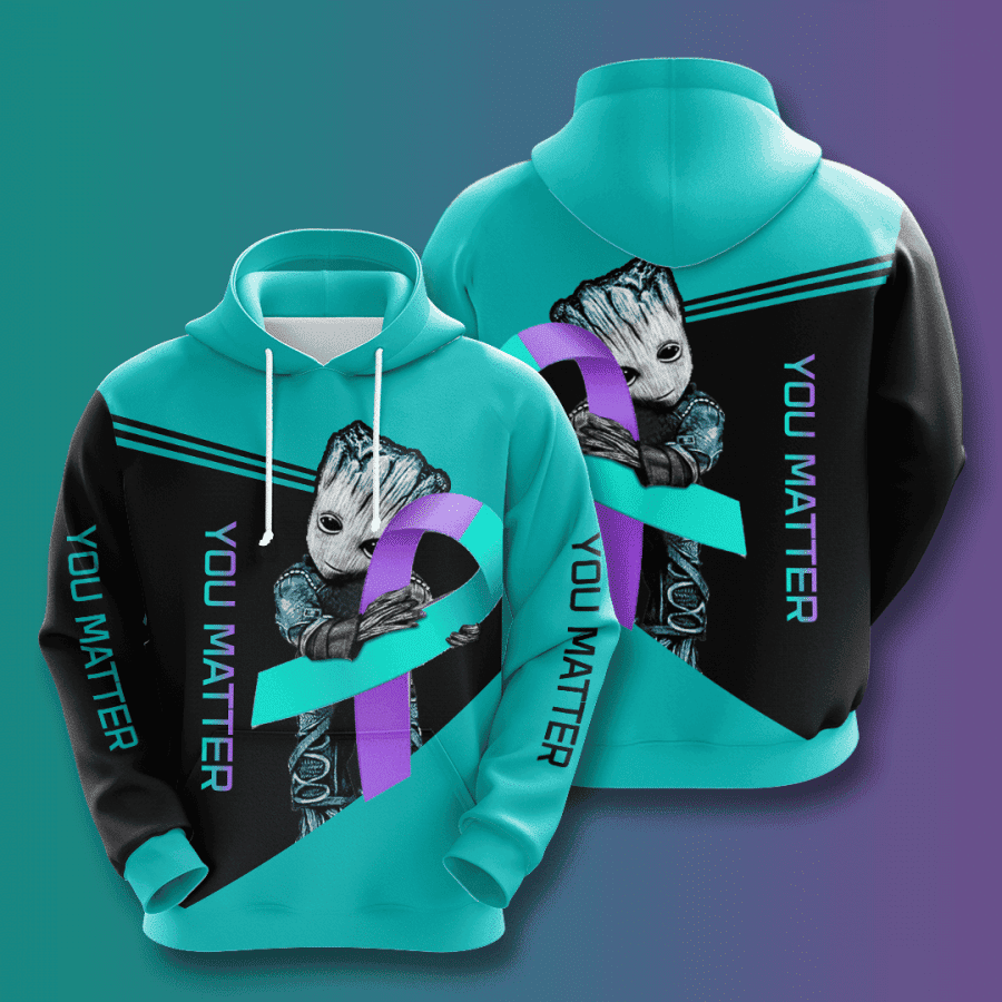 Suicide Prevention Awareness 3D All Over Print Hoodie, Zip Hoodie