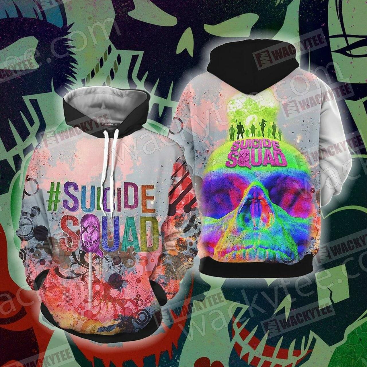 Suicide Squad Unisex 3D All Over Print Hoodie, Zip Hoodie