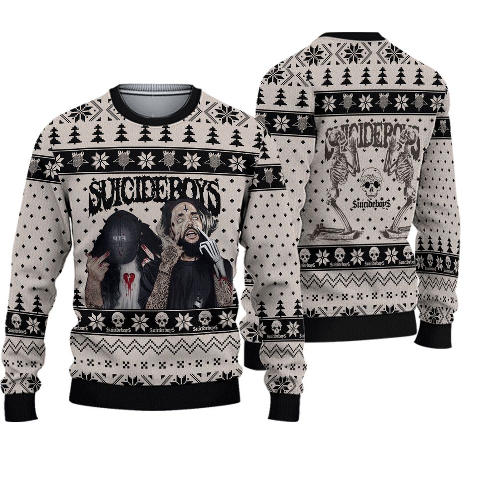 Suicideboys I Am Not Dead Hip Hop Band Ugly Christmas Sweater