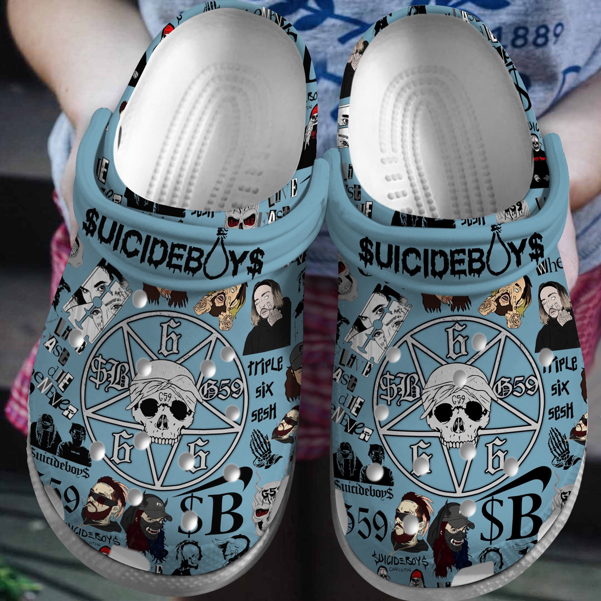 Suicideboys Music Crocs Crocband Clogs Shoes Comfortable For Men Women and Kids