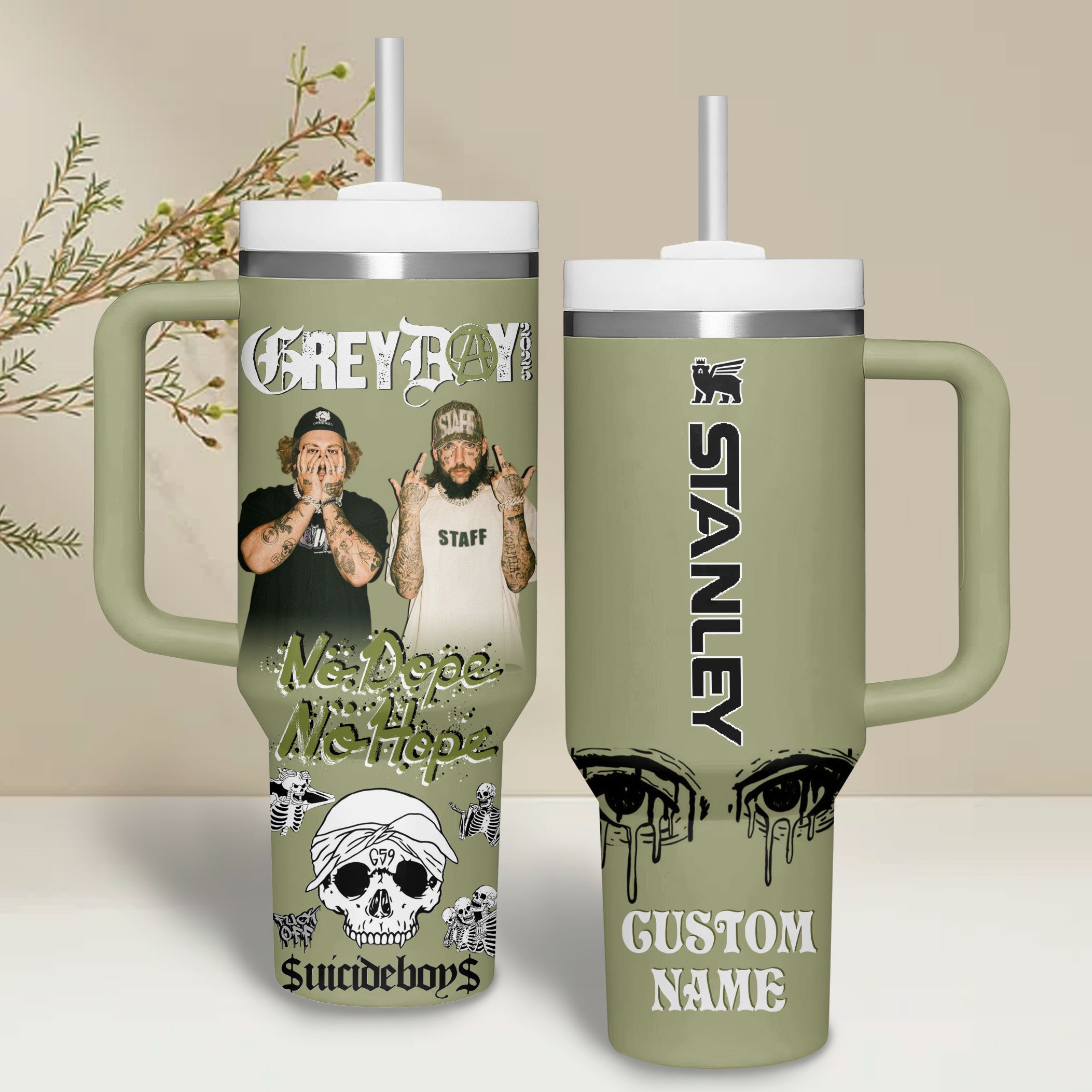 Suicideboys Music Custom Stanley Cup 40 oz 30 oz Tumbler With HandleTVC2301234