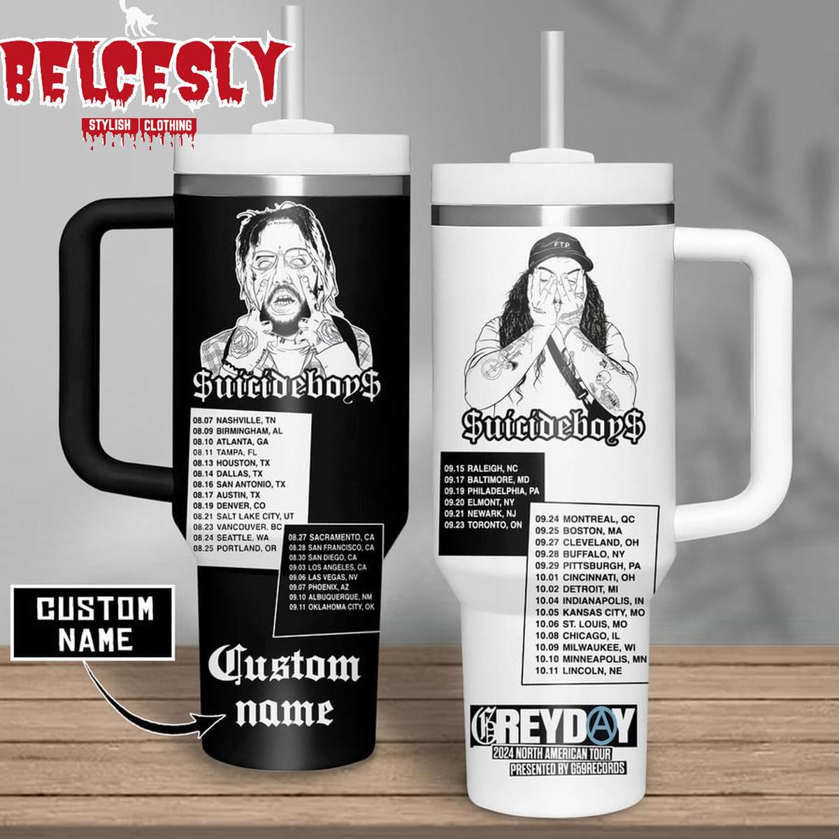 Suicideboys Music Custom Stanley Cup 40 oz 30 oz Tumbler With HandleTVC2301537