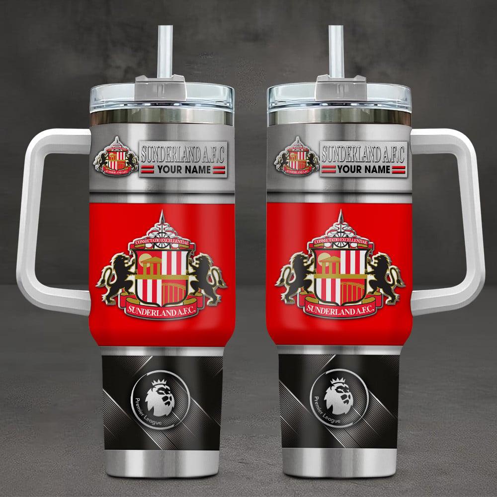 Sunderland A.F.C EPL Custom Stanley Cup 40 oz 30 oz Tumbler With HandleTVC230197