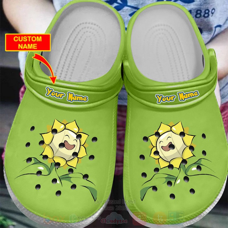 Sunflora Pokemon Anime Crocs Crocband Clogs Shoes Comfortable For Men Women and Kids