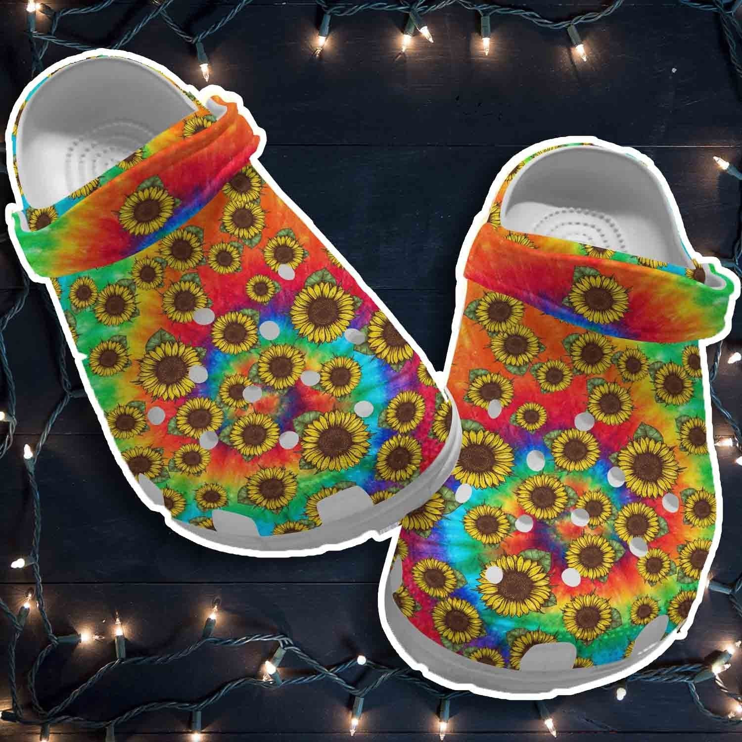 Sunflower Colorful Shoes Be Yourself clogs Gifts For Girls