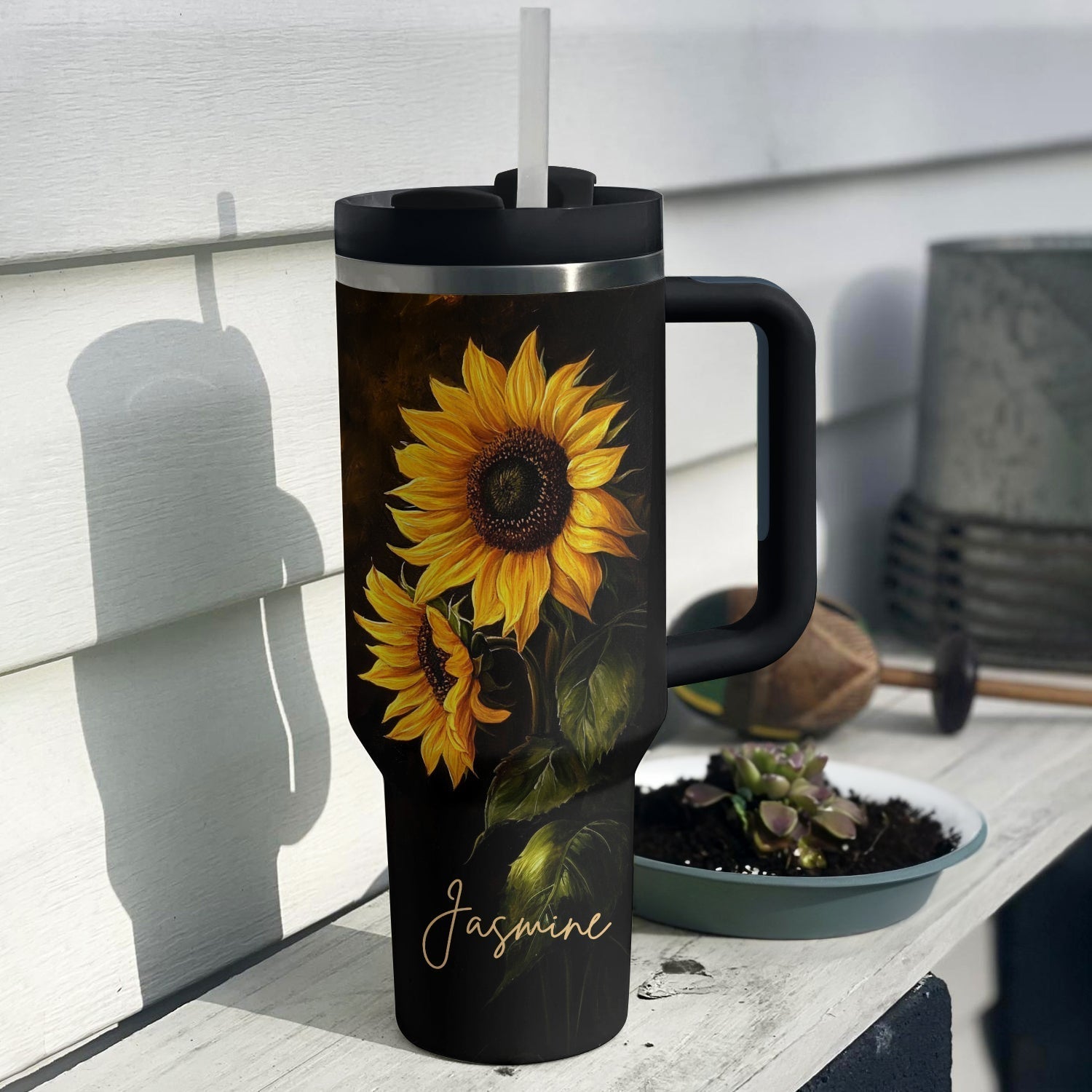 Sunflower Custom Stanley Cup 40 oz 30 oz Tumbler With HandleTVC2301302 - Image 4