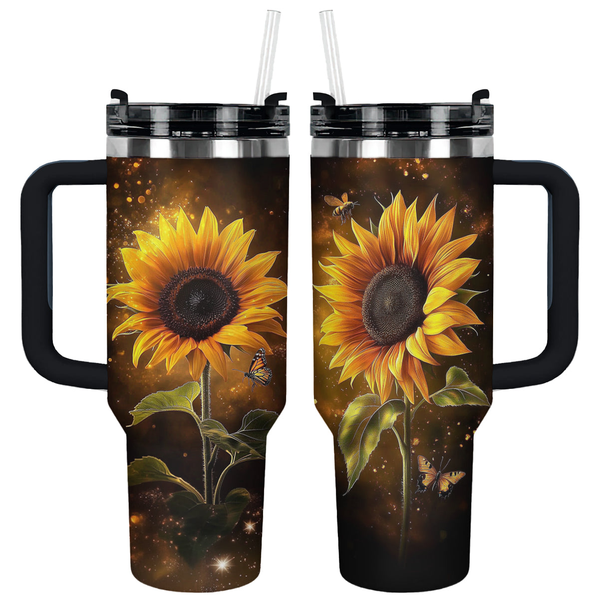 Sunflower Custom Stanley Cup 40 oz 30 oz Tumbler With HandleTVC2301307