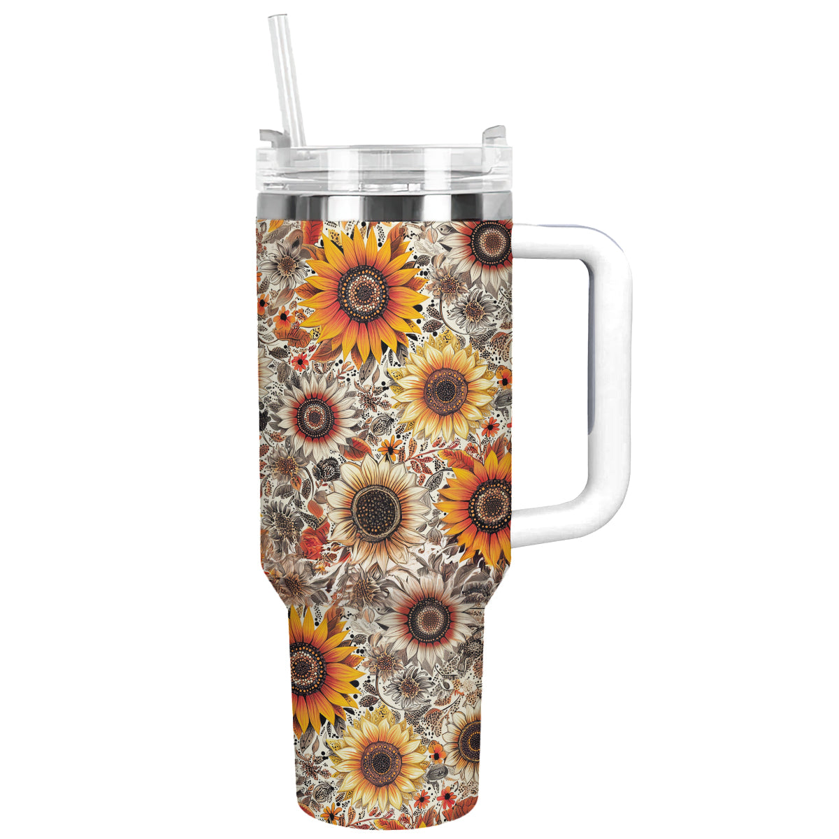 Sunflower Custom Stanley Cup 40 oz 30 oz Tumbler With HandleTVC2301307