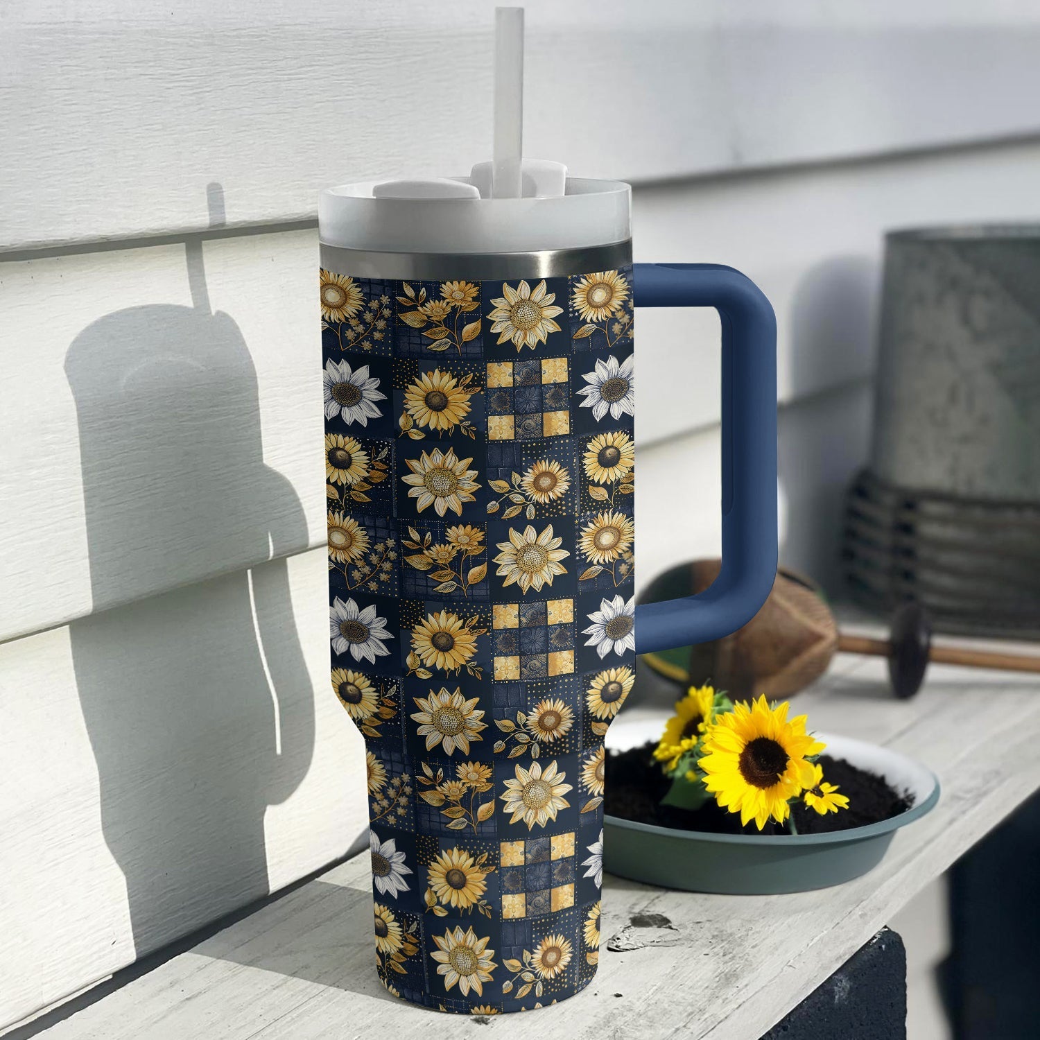 Sunflower Custom Stanley Cup 40 oz 30 oz Tumbler With HandleTVC2301308 - Image 4