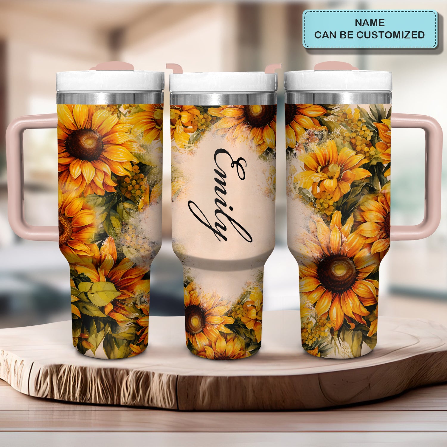 Sunflower Custom Stanley Cup 40 oz 30 oz Tumbler With HandleTVC2301724