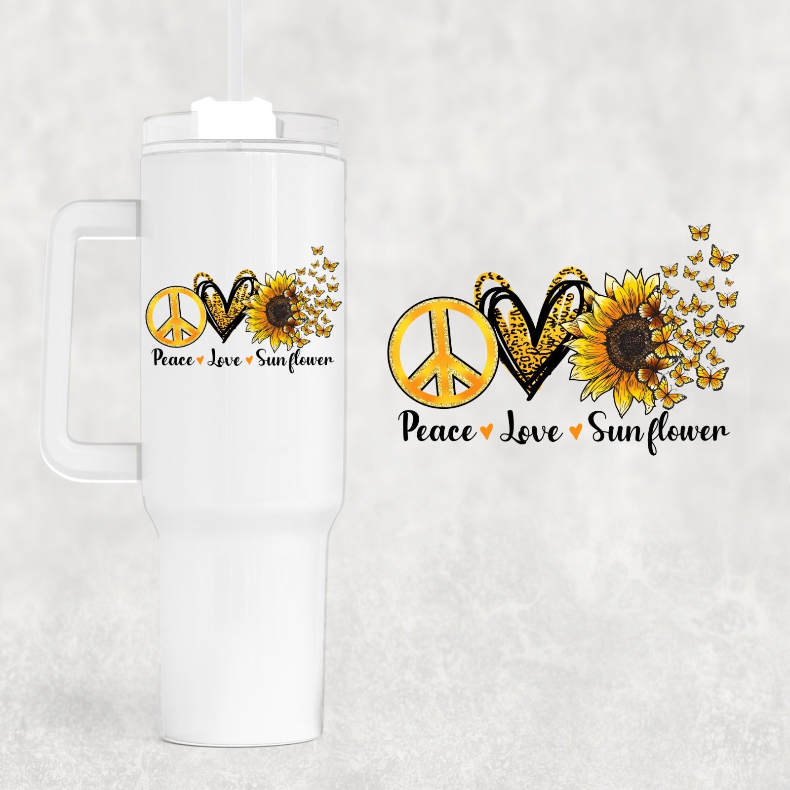 Sunflower Love Custom Stanley Cup 40 oz 30 oz Tumbler With HandleTVC2301748