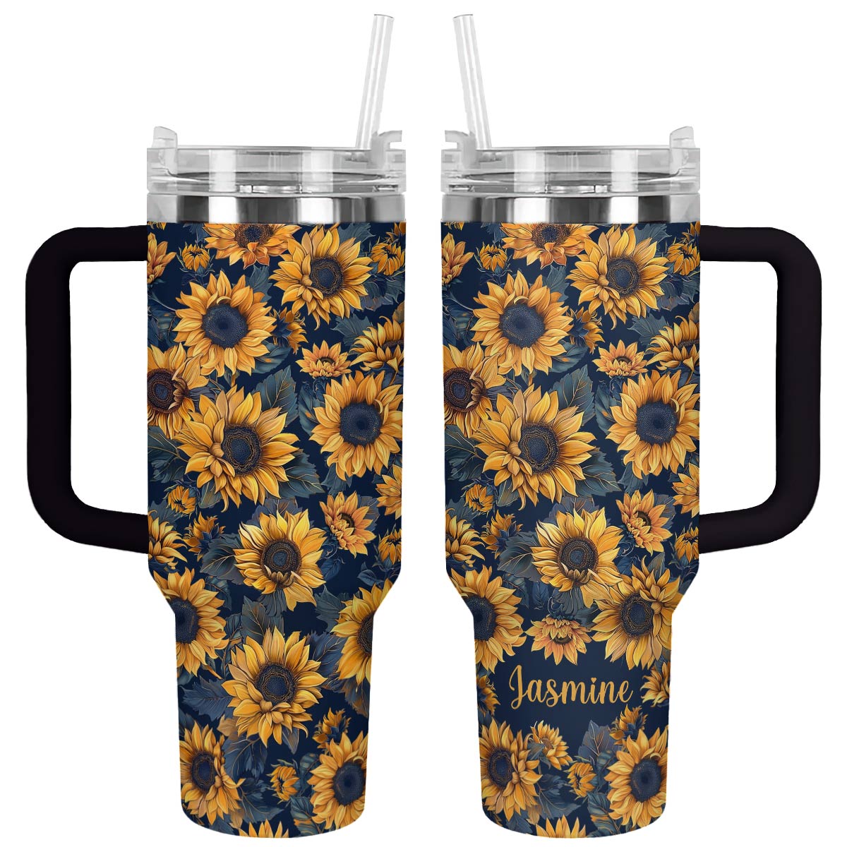 Sunflower Majesty Custom Stanley Cup 40 oz 30 oz Tumbler With HandleTVC2301793