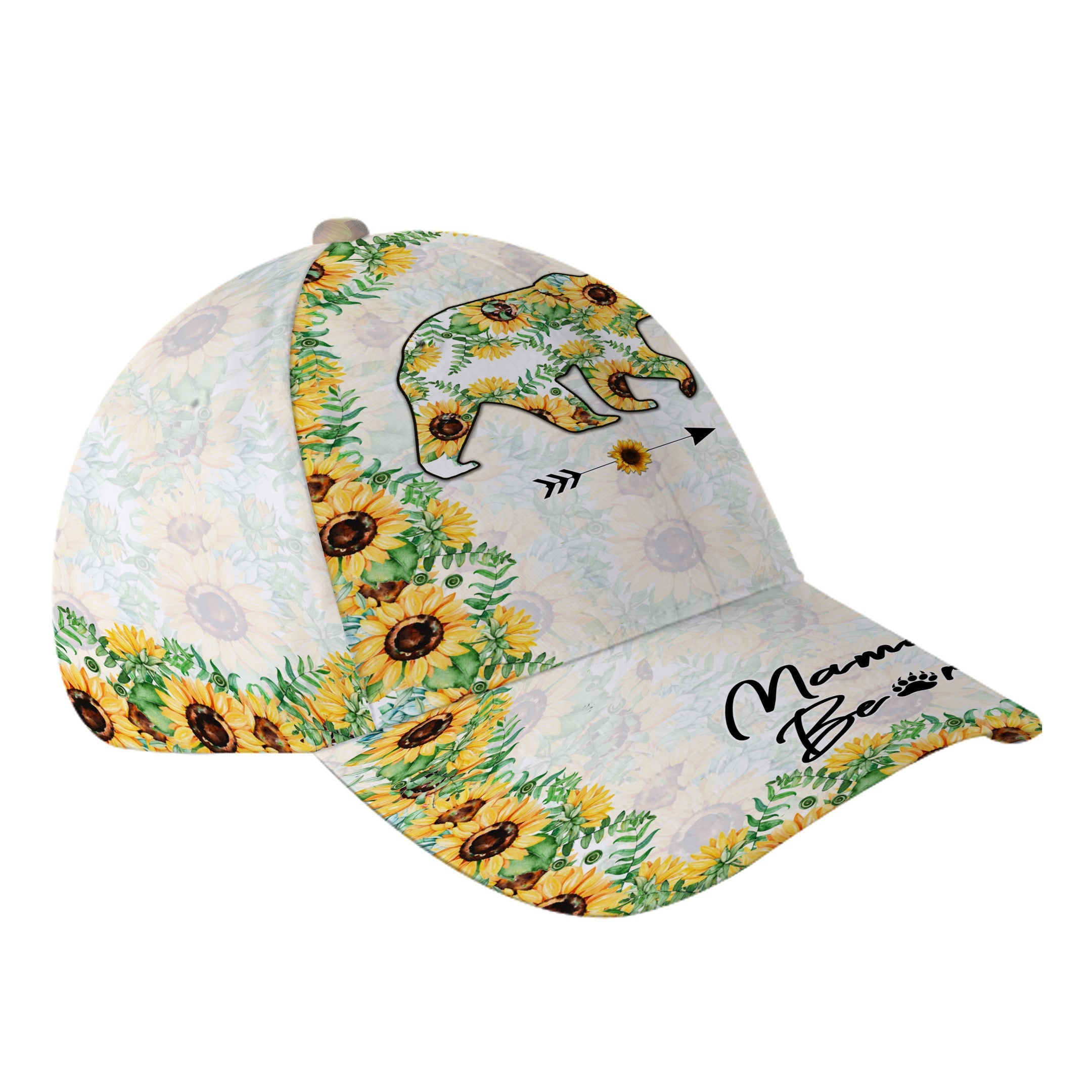 Sunflower Mamabear Hat Classic Cap Trucker Hats Custom Hats Gifts For Men & Women