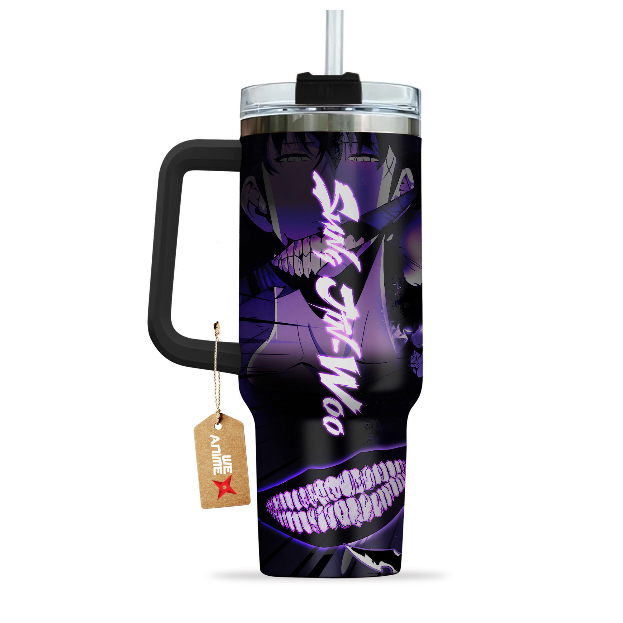Sung Jin-Woo Solo Leveling Anime Custom Stanley Cup 40 oz 30 oz Tumbler With HandleTVC2301154 - Image 4