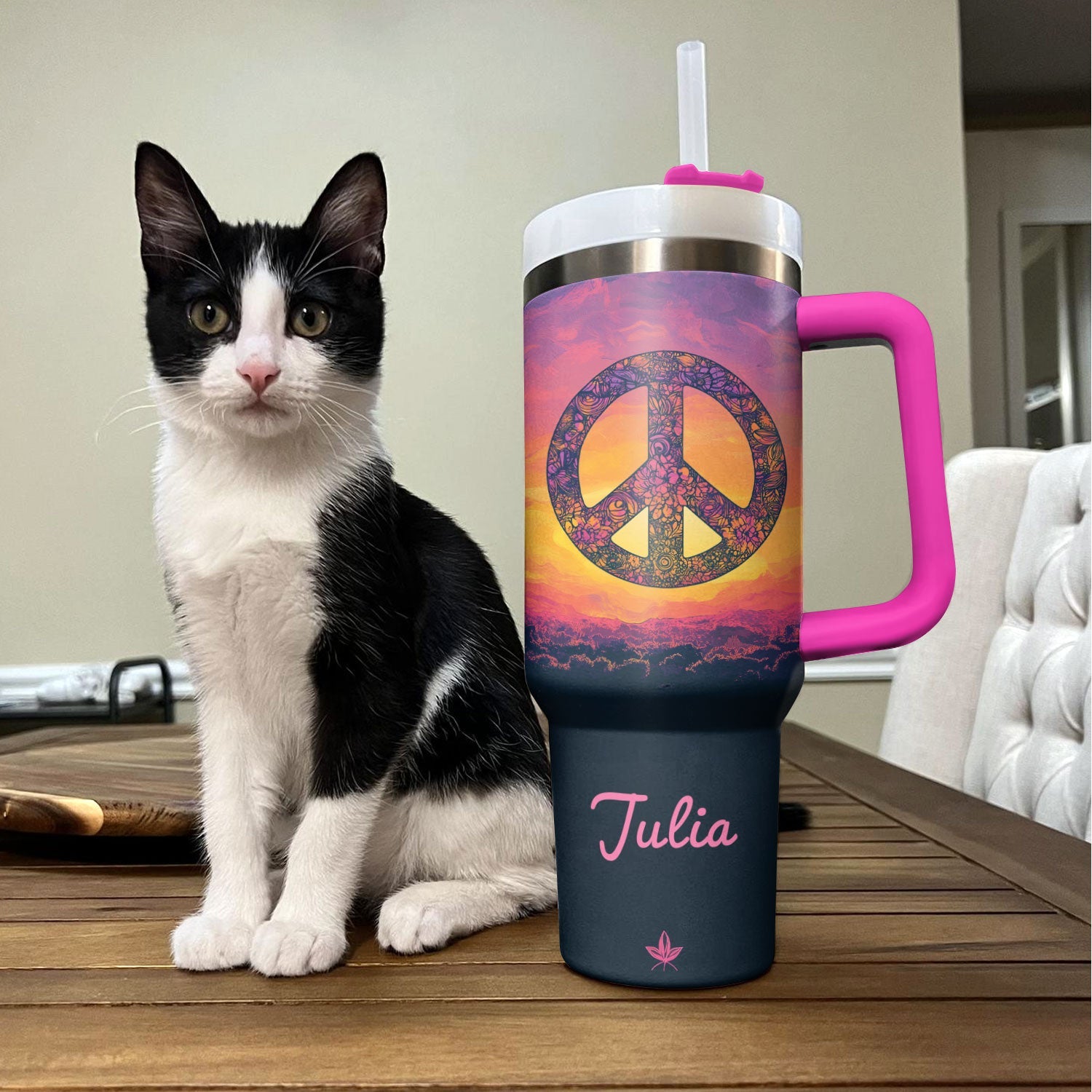 Sunset Peace Custom Stanley Cup 40 oz 30 oz Tumbler With HandleTVC2301292 - Image 3