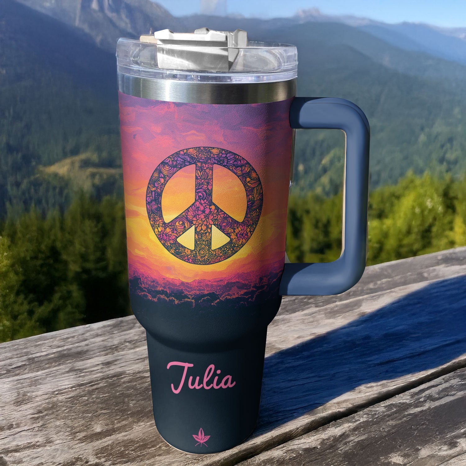 Sunset Peace Custom Stanley Cup 40 oz 30 oz Tumbler With HandleTVC2301292 - Image 2