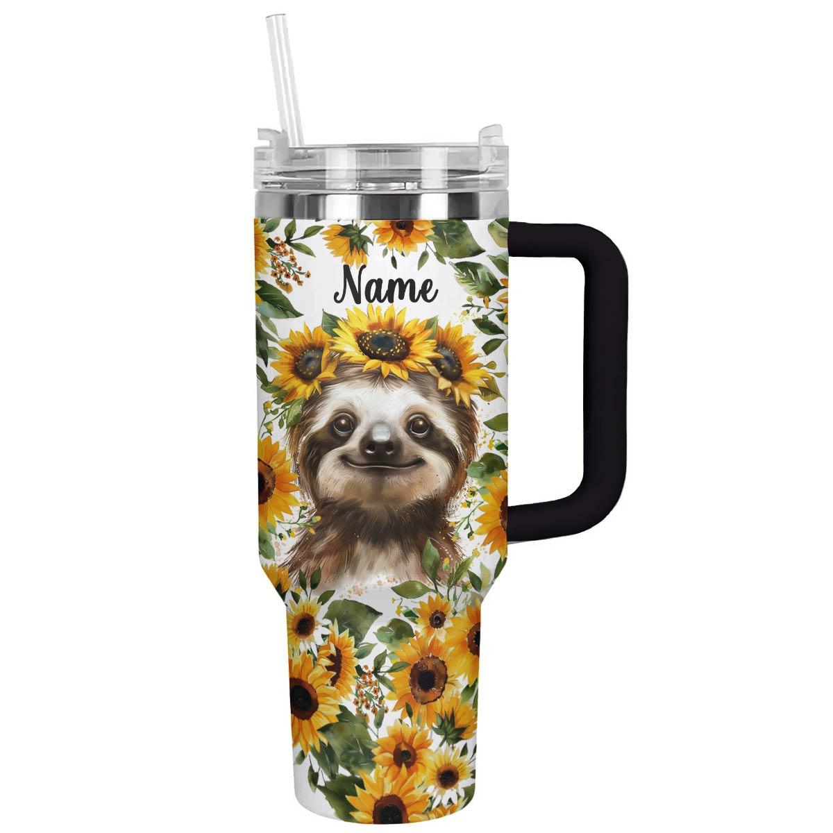 Sunshine Sloth Custom Stanley Cup 40 oz 30 oz Tumbler With HandleTVC2301794